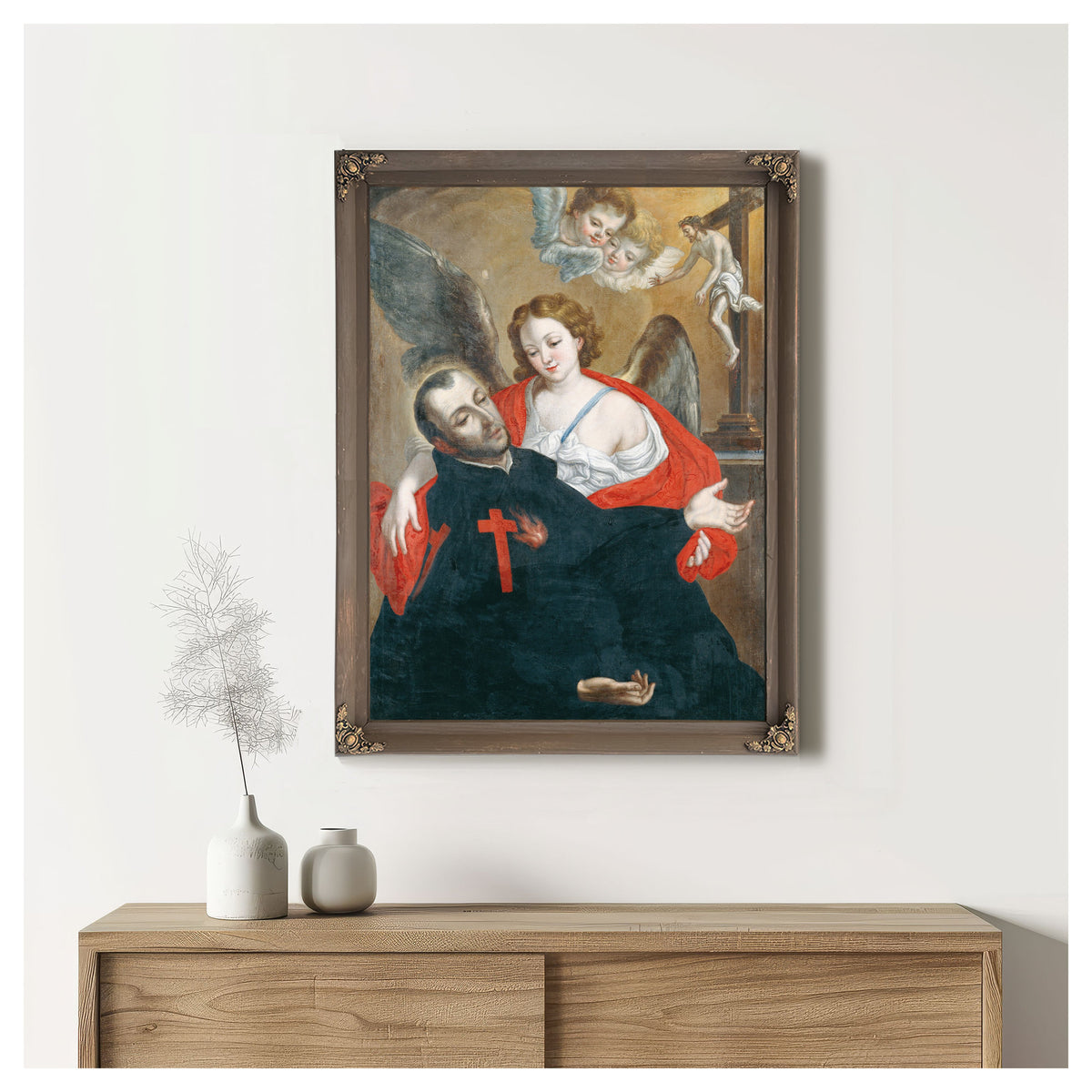 Ecstasy Of Saint Camillus De Lellis By Cristóbal Lozano