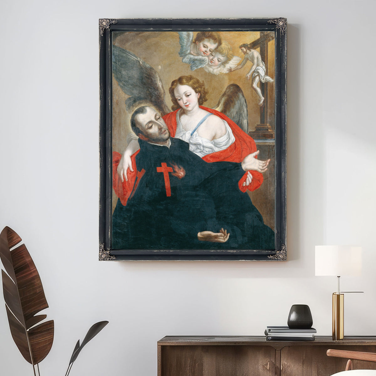 Ecstasy Of Saint Camillus De Lellis By Cristóbal Lozano