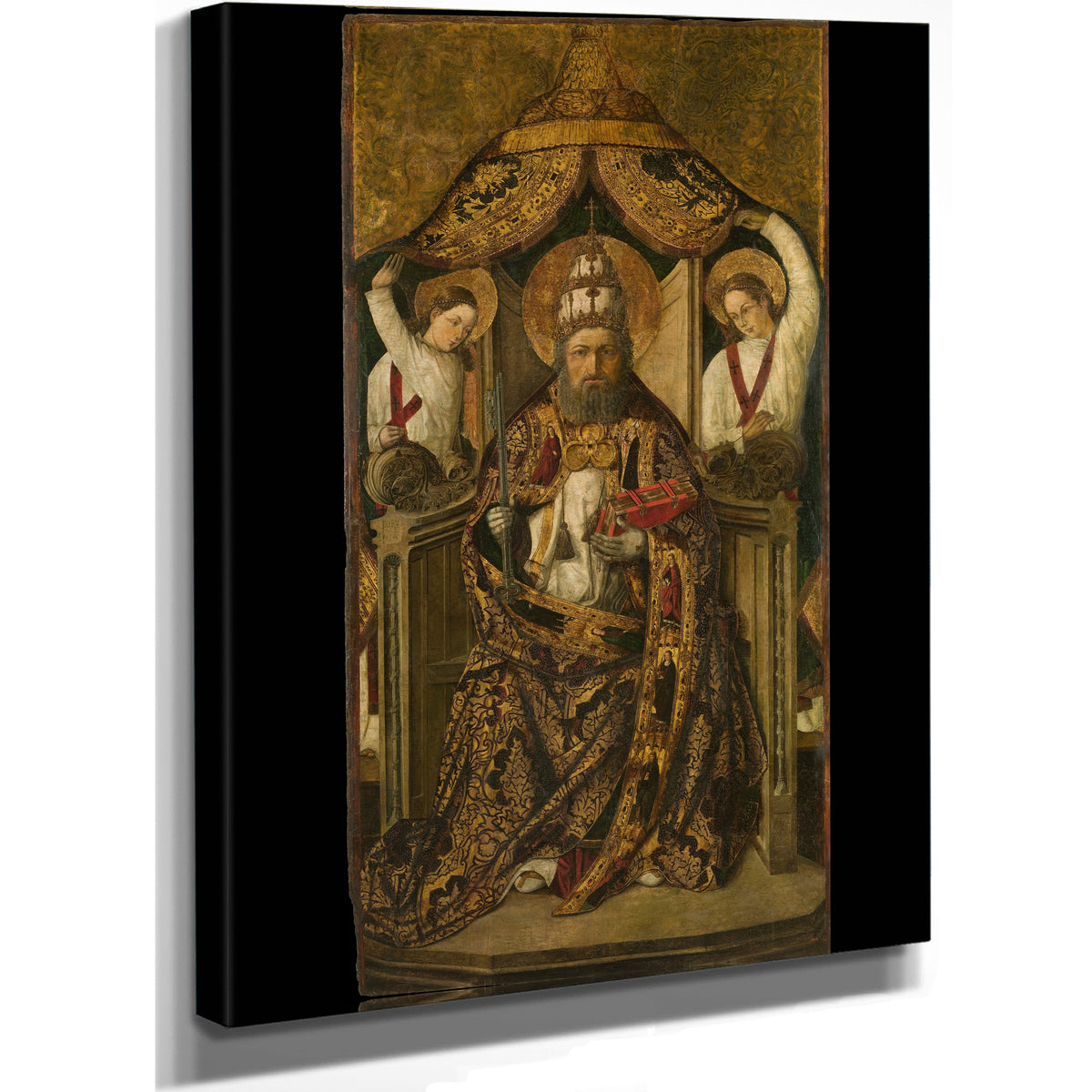 Saint Peter Enthroned 2 By Rodrigo de Osona