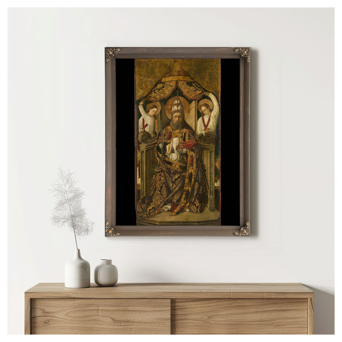 Saint Peter Enthroned 2 By Rodrigo de Osona