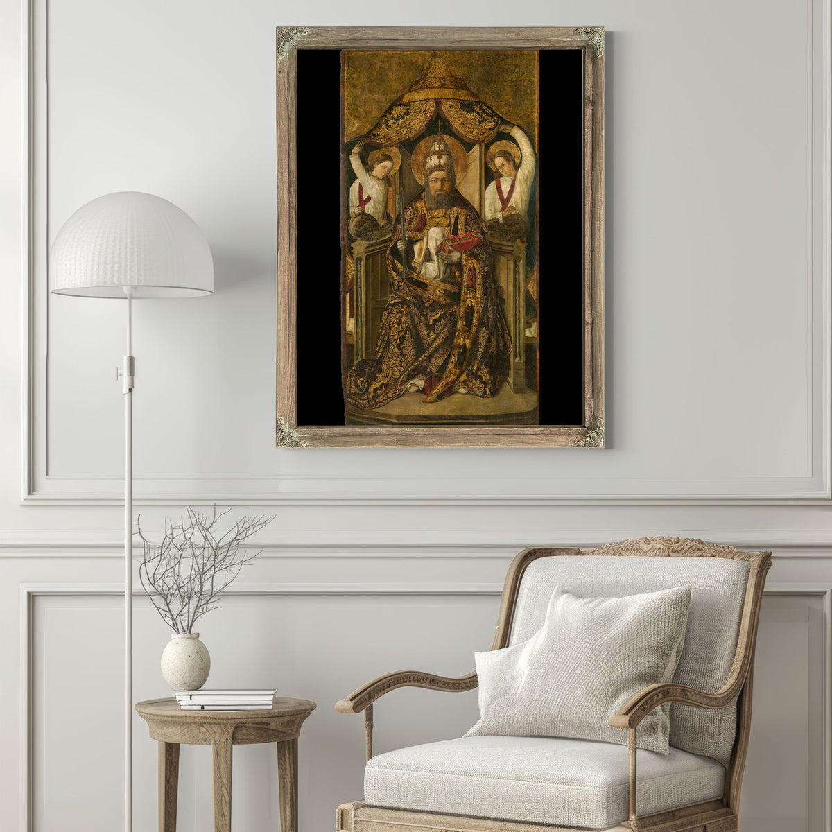 Saint Peter Enthroned 2 By Rodrigo de Osona