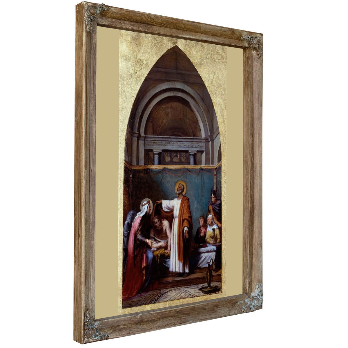Saint Severin Abbe Dagaune Guerit Le Roi Clovis By Sébastien Melchior Cornu