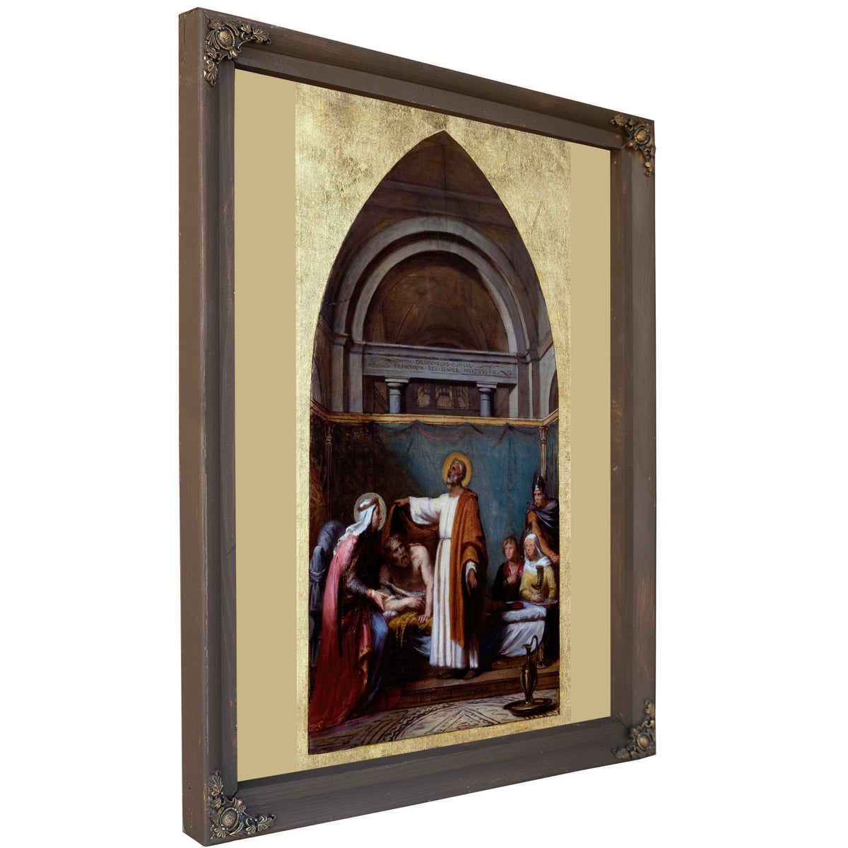 Saint Severin Abbe Dagaune Guerit Le Roi Clovis By Sébastien Melchior Cornu