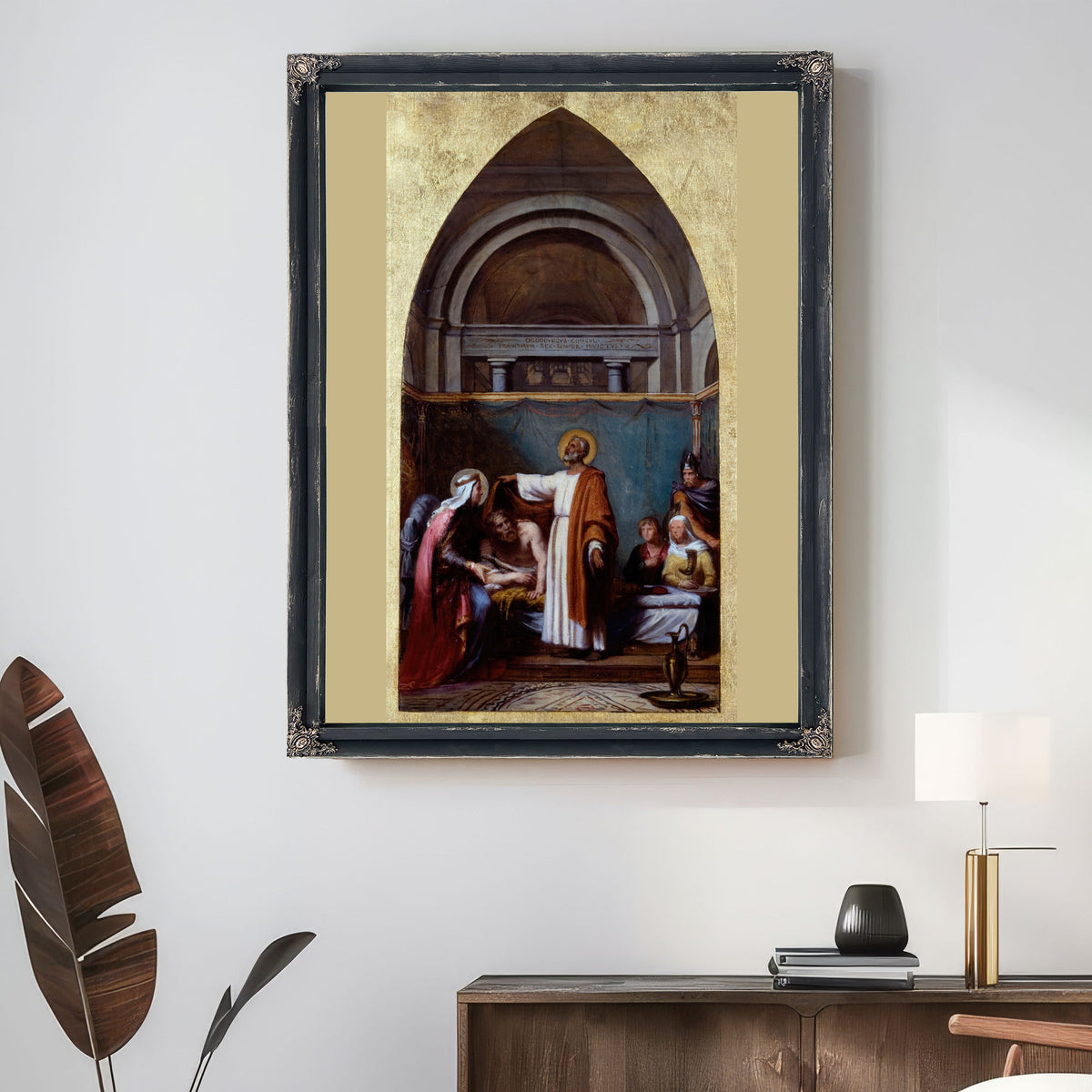 Saint Severin Abbe Dagaune Guerit Le Roi Clovis By Sébastien Melchior Cornu