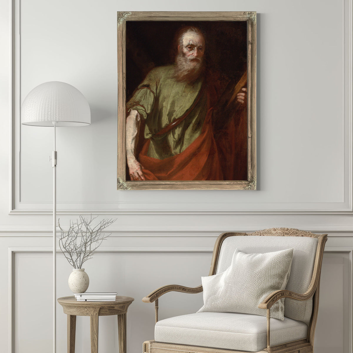 Saint Andrew 10 By Neapolitan School