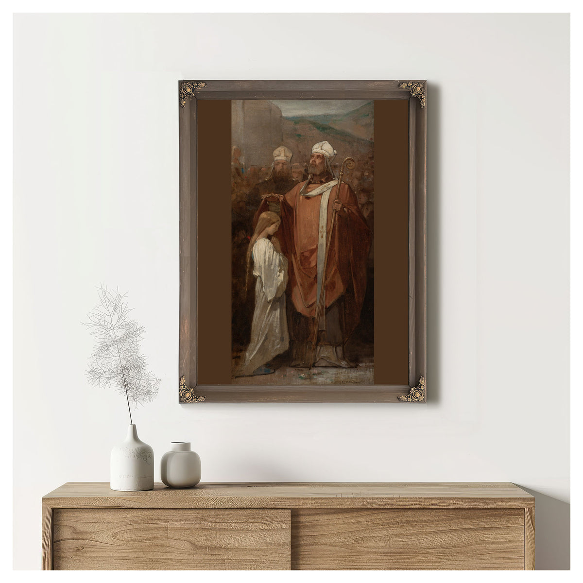 La Consecration De Sainte Genevieve By Eugène Médard