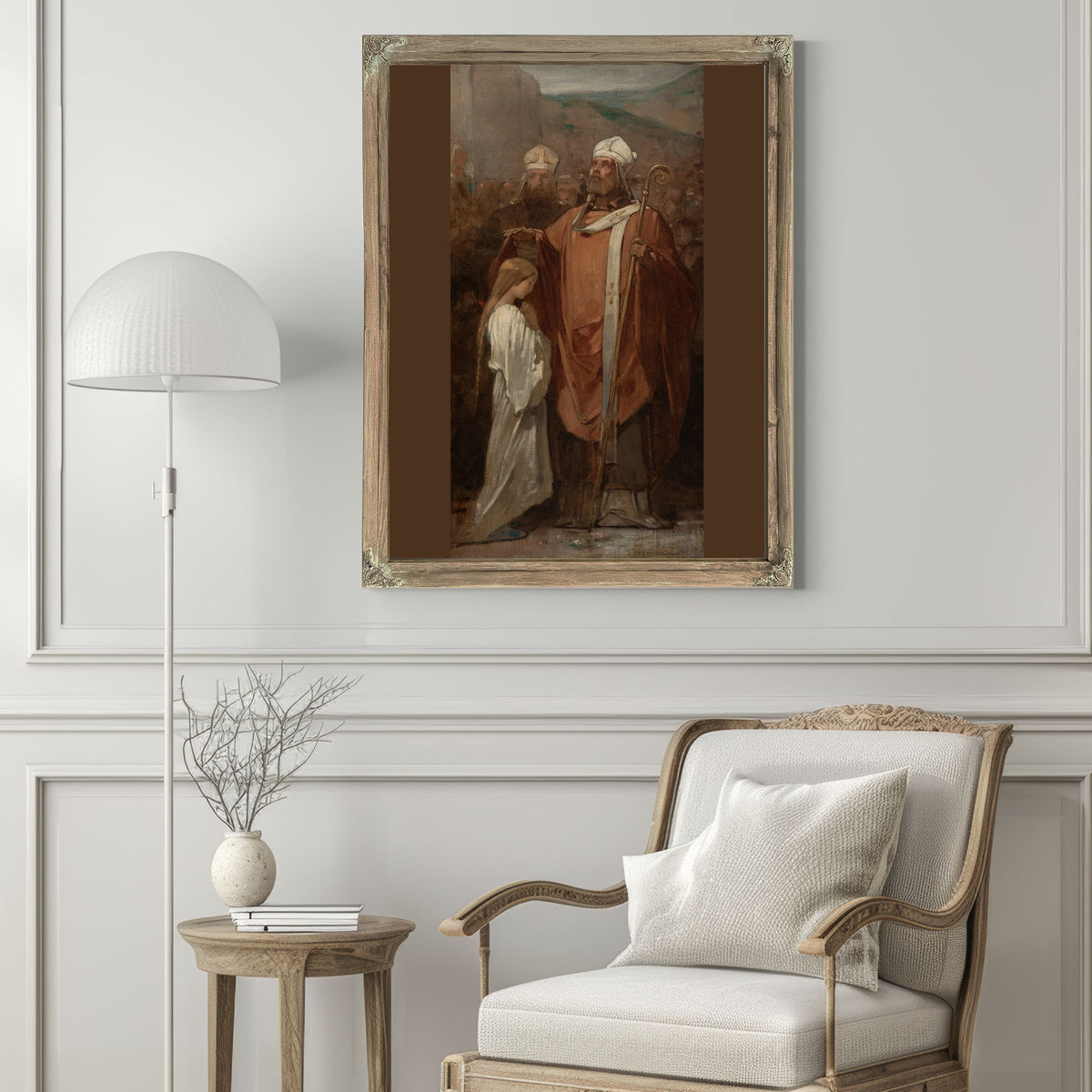 La Consecration De Sainte Genevieve By Eugène Médard