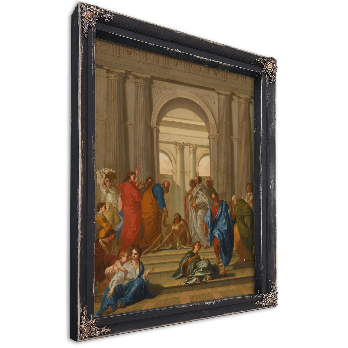 Saint Peter Healing The Paralytic At The Gate Of The Temple By Circle Of Nicolas Vleughels