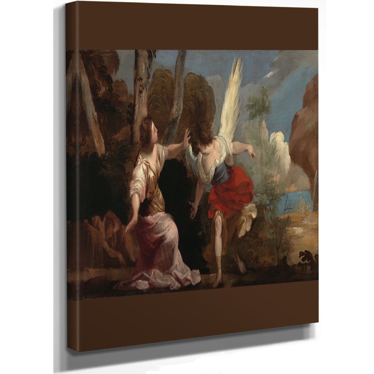 Hagar And The Angel 2 By Francesco Maffei