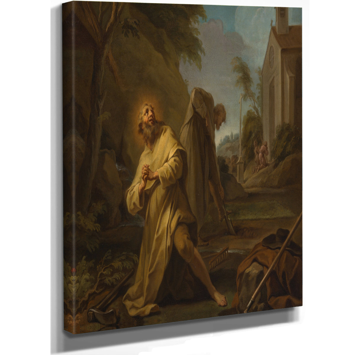 Saint Hymer In Solitude By After Jean Restout