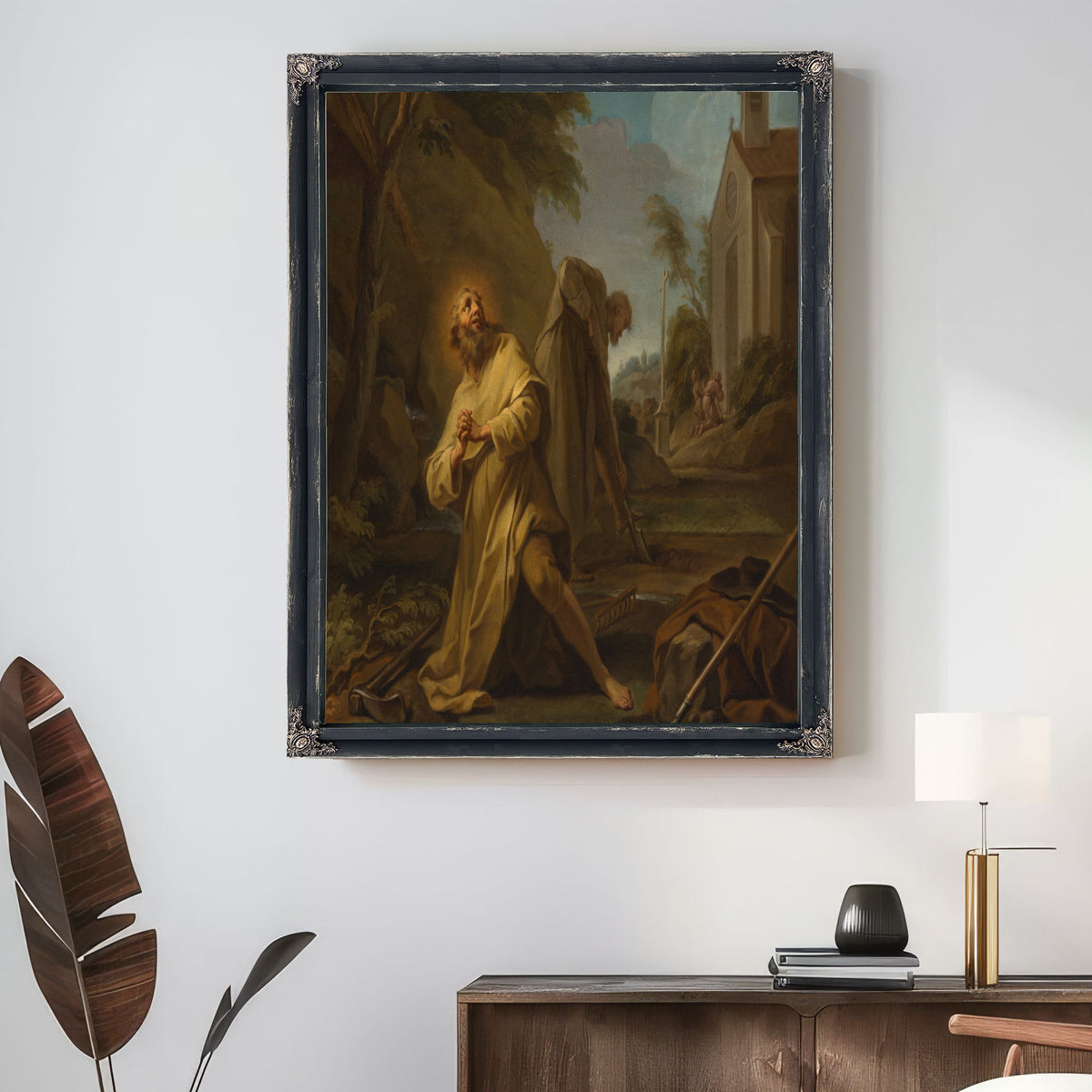 Saint Hymer In Solitude By After Jean Restout