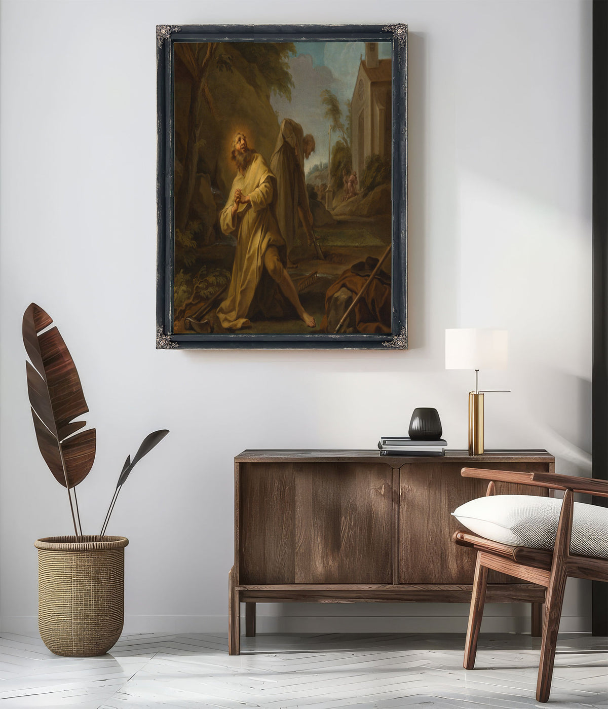 Saint Hymer In Solitude By After Jean Restout