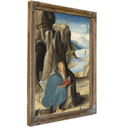 Saint Jerome Reading By Alvise Vivarini