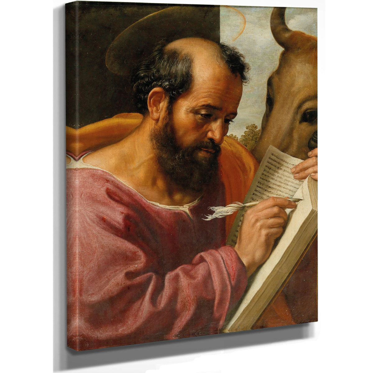 Saint Luke The Evangelist By Follower of Jacob Jordaens