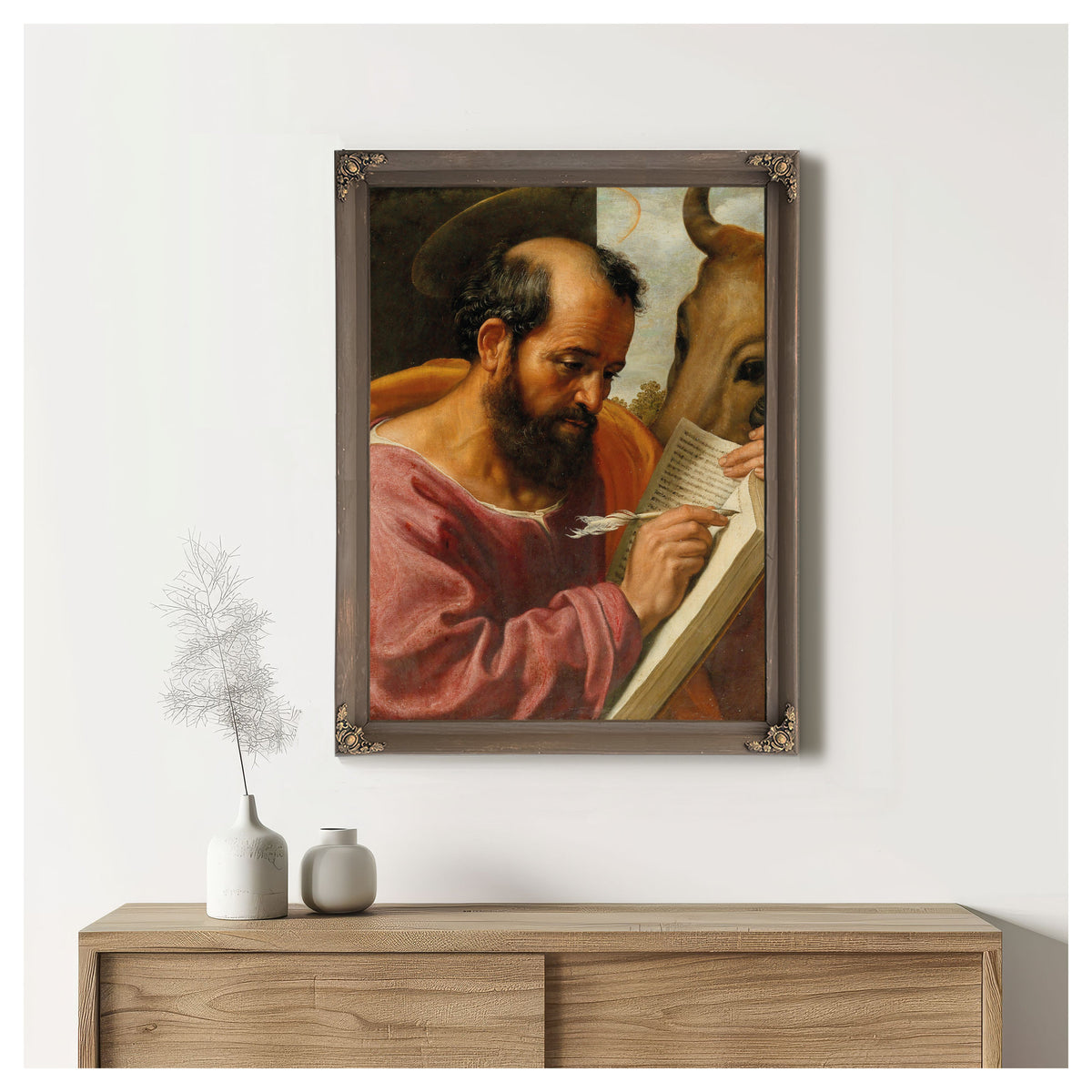 Saint Luke The Evangelist By Follower of Jacob Jordaens