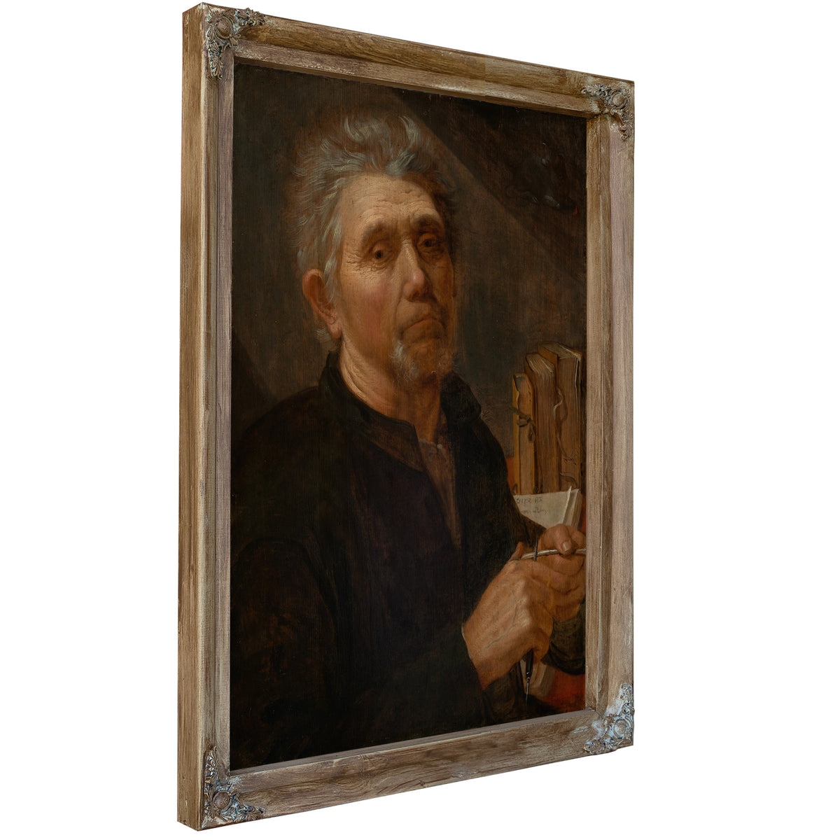 Der Evangelist Lukas Seine Feder Schneidend By Jacob Gerritsz Cuyp