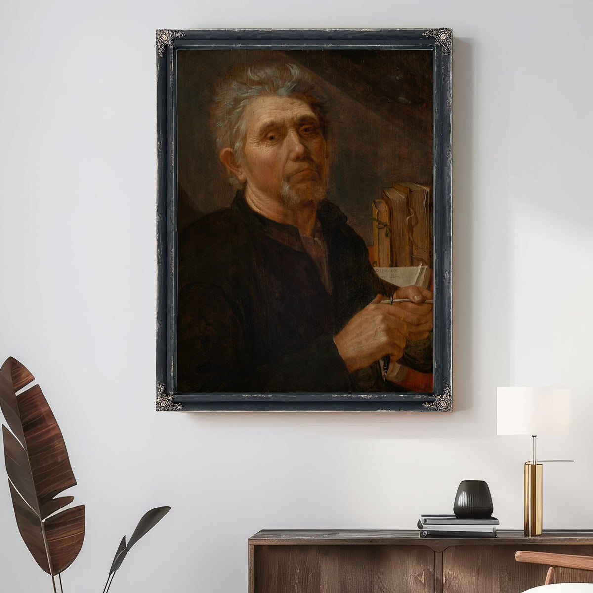 Der Evangelist Lukas Seine Feder Schneidend By Jacob Gerritsz Cuyp