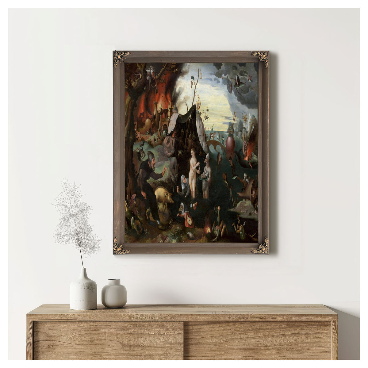 The Temptation Of Saint Anthony 3 By Pieter Huys