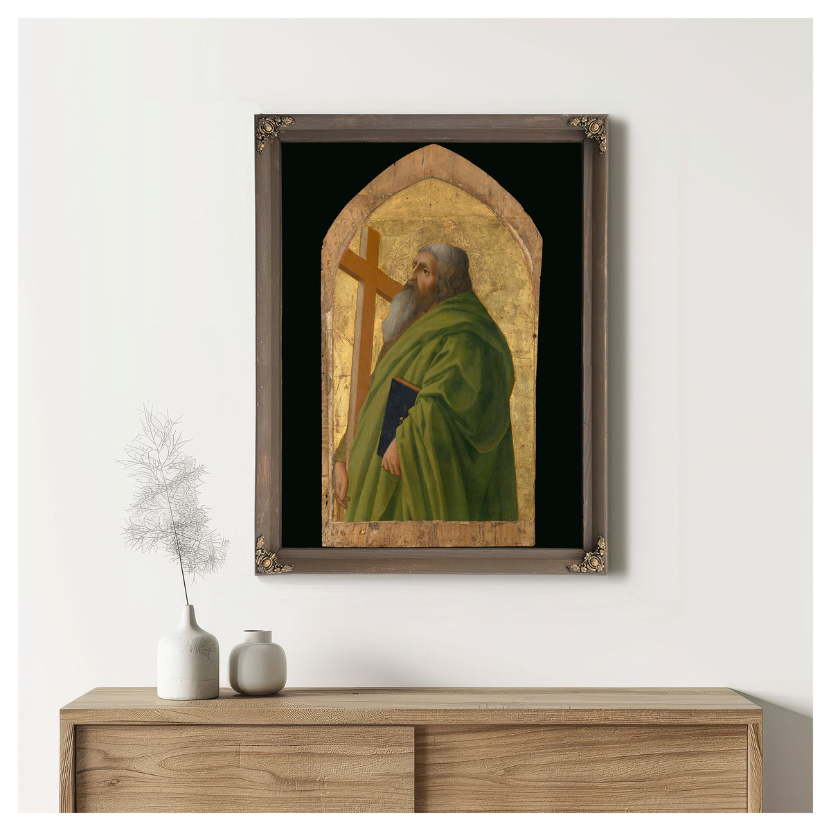 Saint Andrew 15 By Masaccio (Tommaso di Giovanni Guidi)