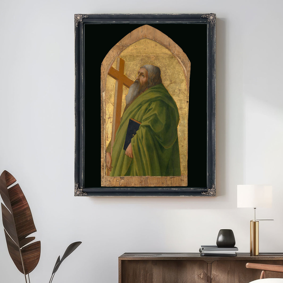 Saint Andrew 15 By Masaccio (Tommaso di Giovanni Guidi)