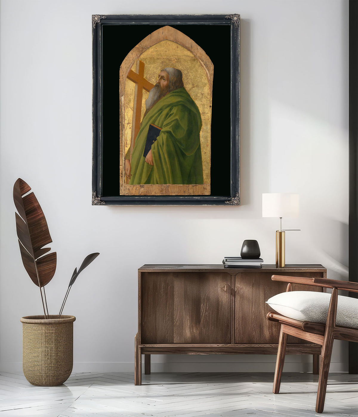 Saint Andrew 15 By Masaccio (Tommaso di Giovanni Guidi)