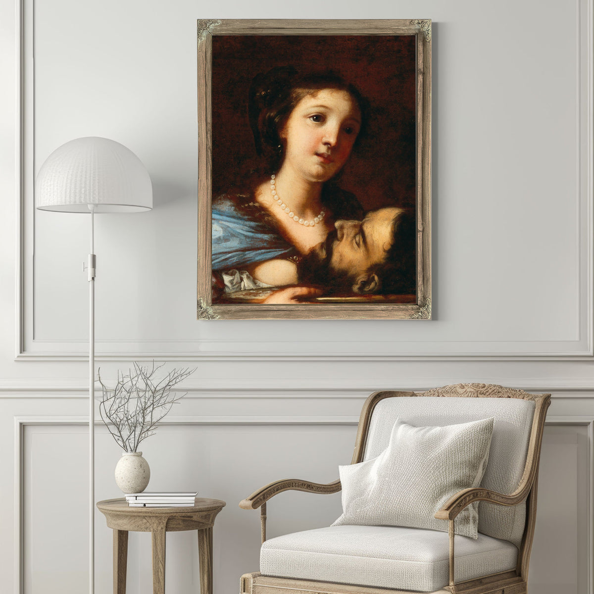 Salome With The Head Of Saint John The Baptist 6 By Francesco Rosa