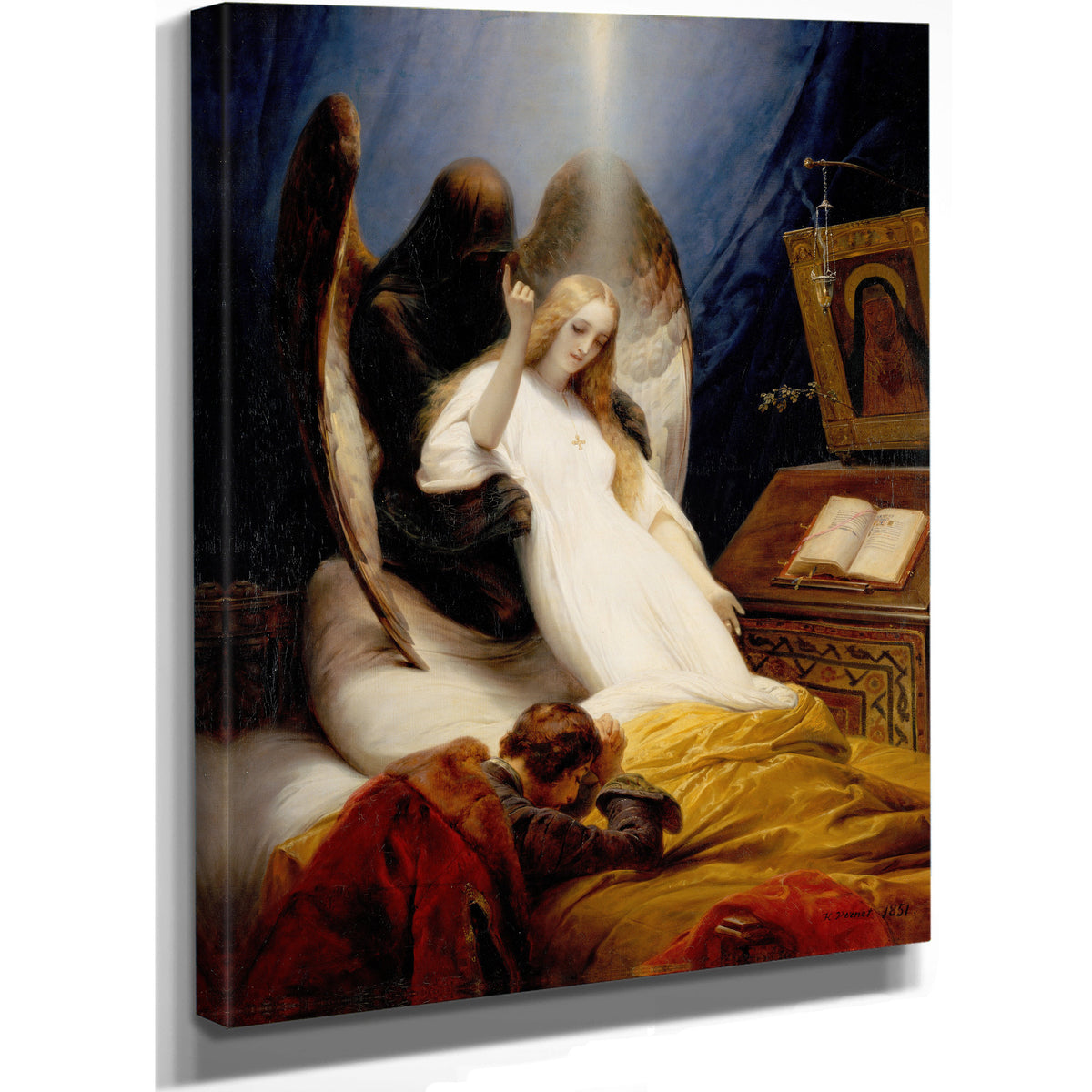 Angel Of The Death By Horace Vernet