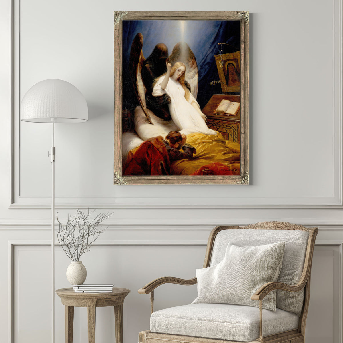 Angel Of The Death By Horace Vernet