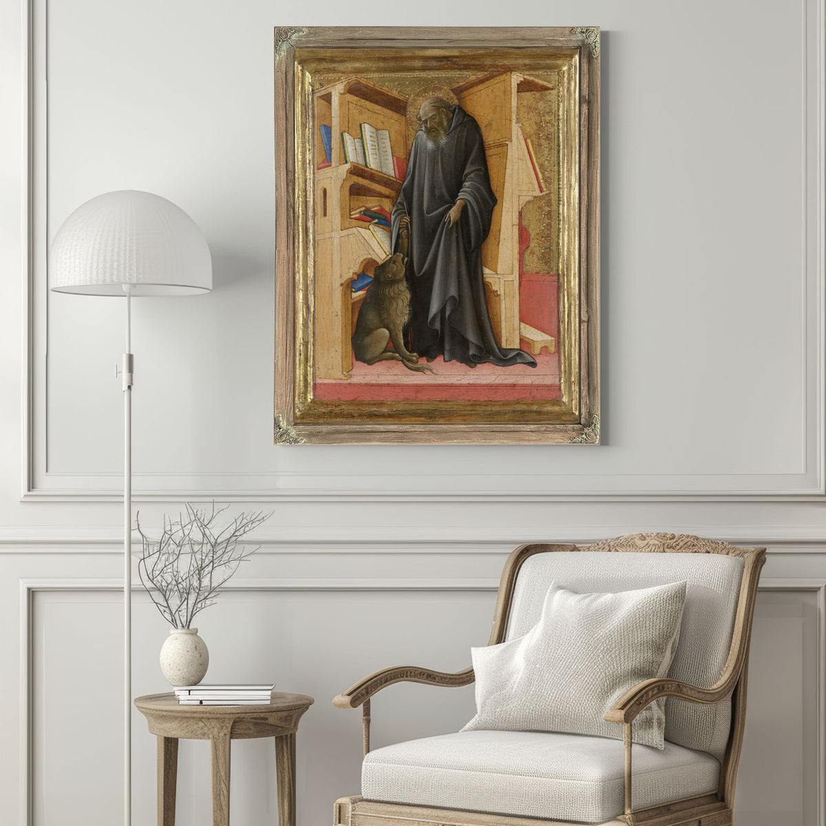 Saint Jerome In His Study 6 By Lorenzo Monaco