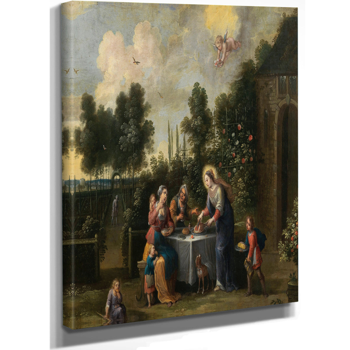 A Scene From The Life Of Saint Elizabeth Of Hungary By Abraham Willemsen