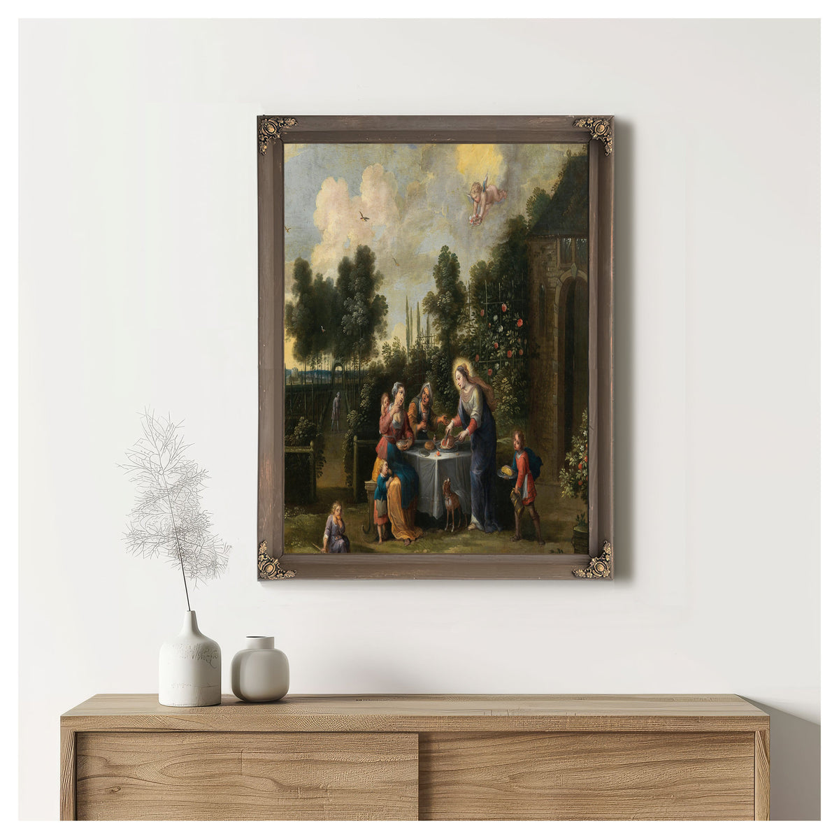 A Scene From The Life Of Saint Elizabeth Of Hungary By Abraham Willemsen