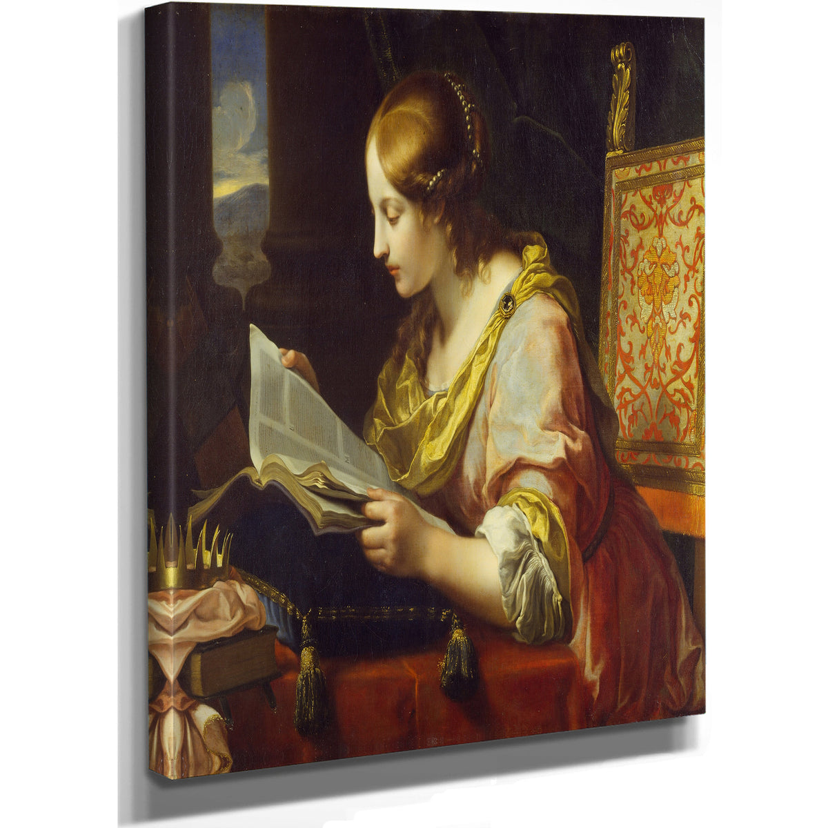 Saint Catherine Of Alexandria 5 By Onorio Marinari