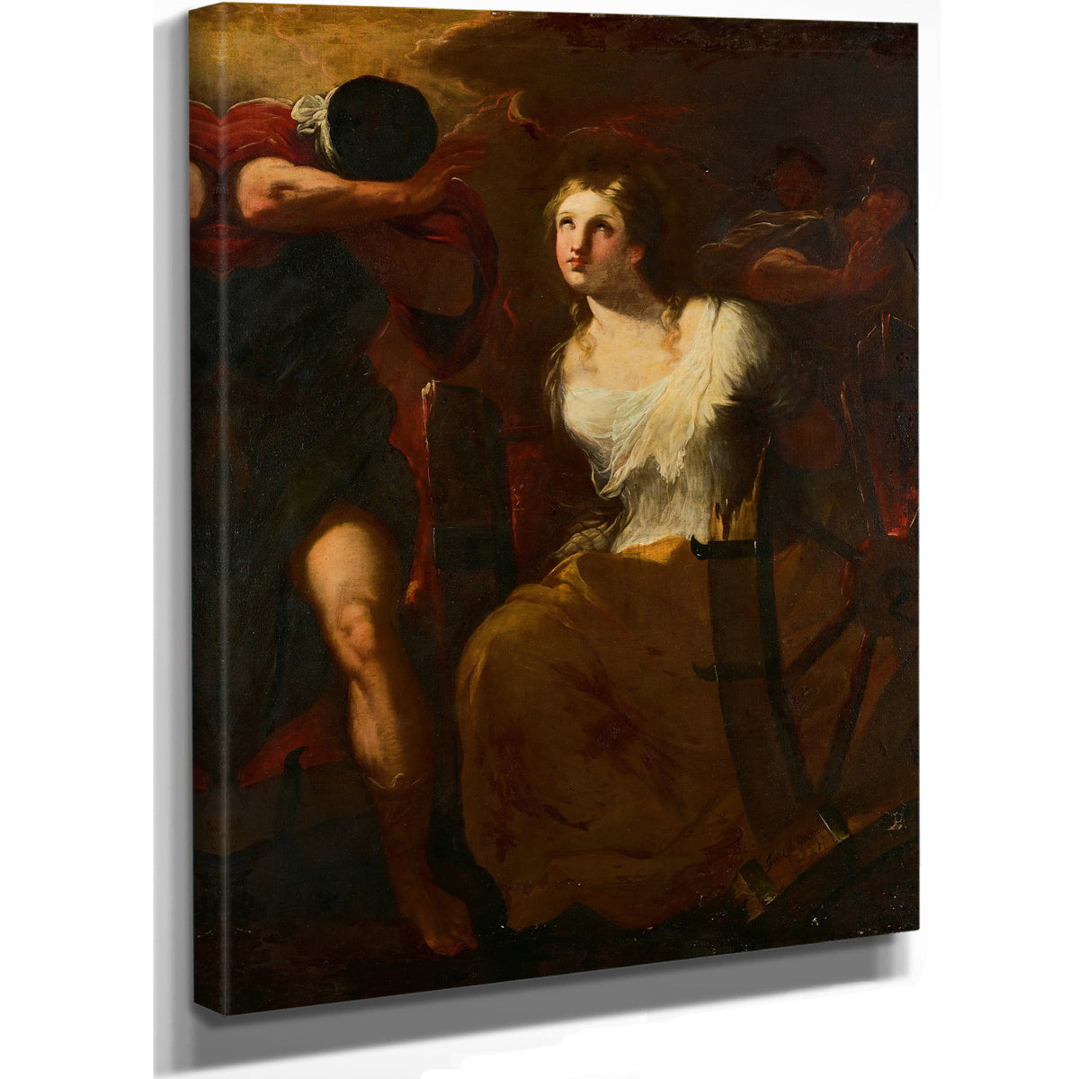 The Martyrdom Of Saint Catherine Of Alexandria By Giuseppe Simonelli