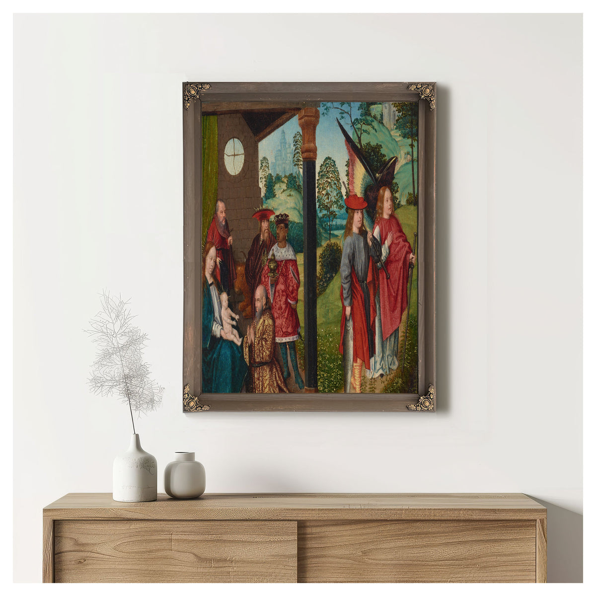 The Adoration Of The Magi With Tobias And The Angel By Jan Provoost