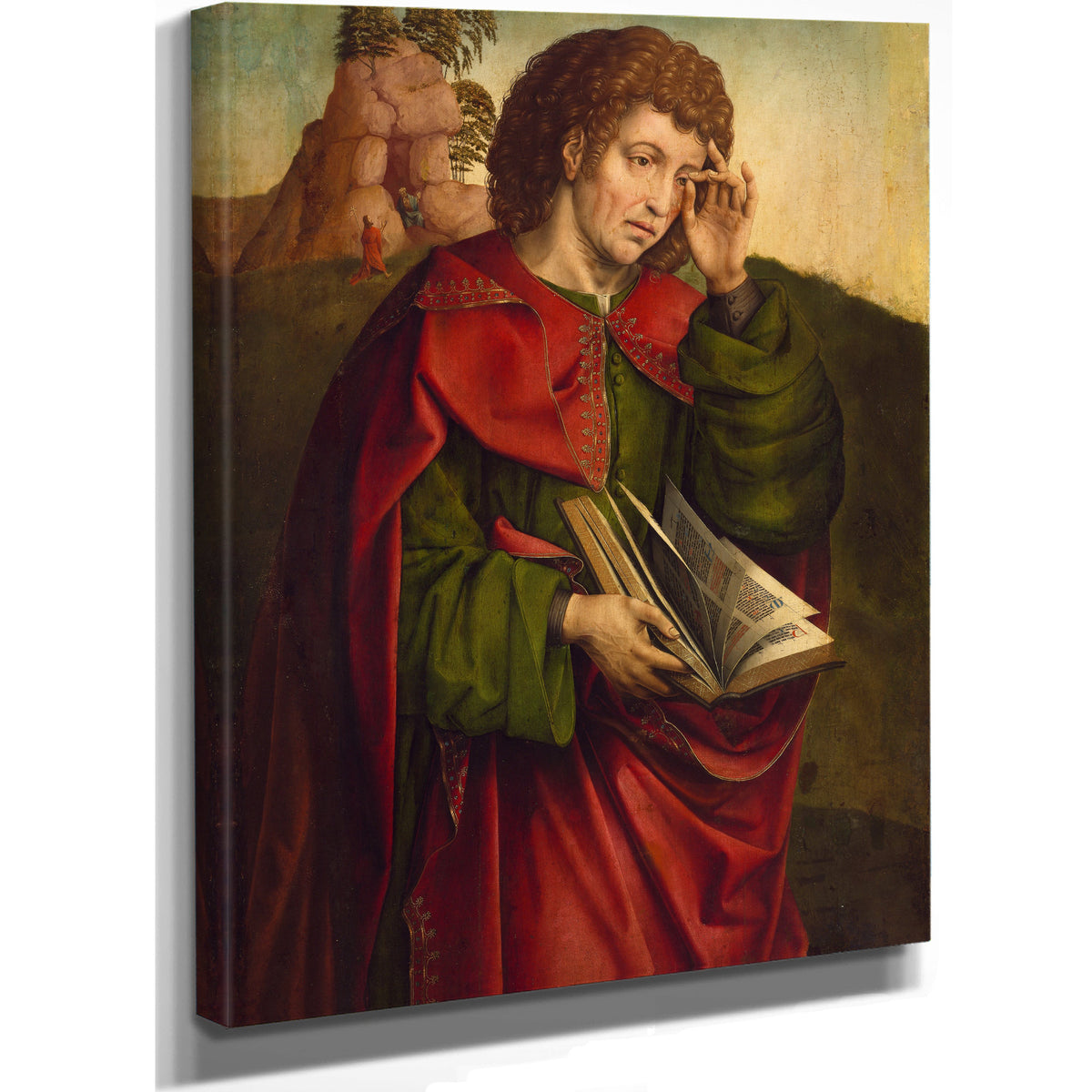 Saint John The Evangelist Weeping By Colijn de Coter