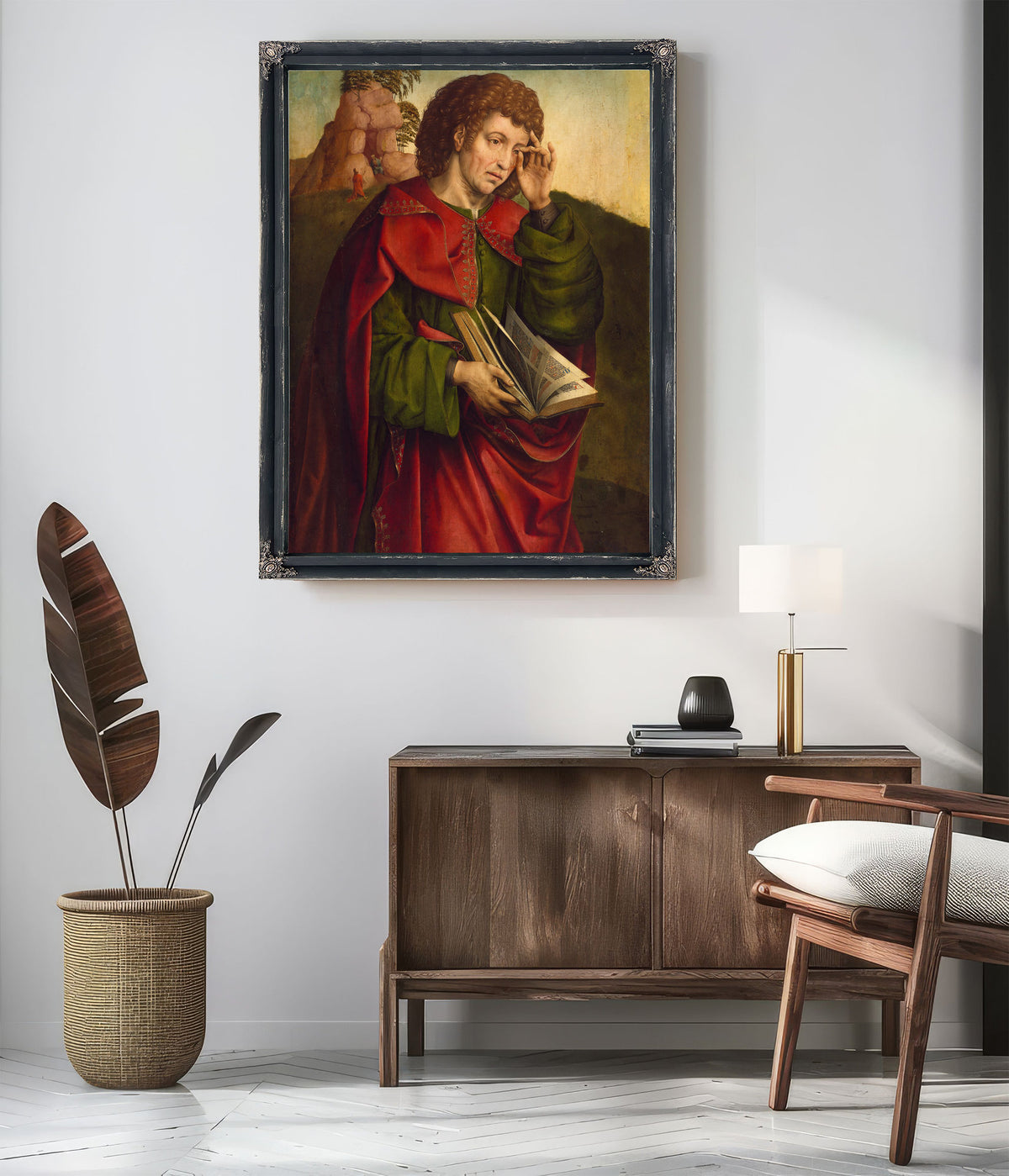 Saint John The Evangelist Weeping By Colijn de Coter