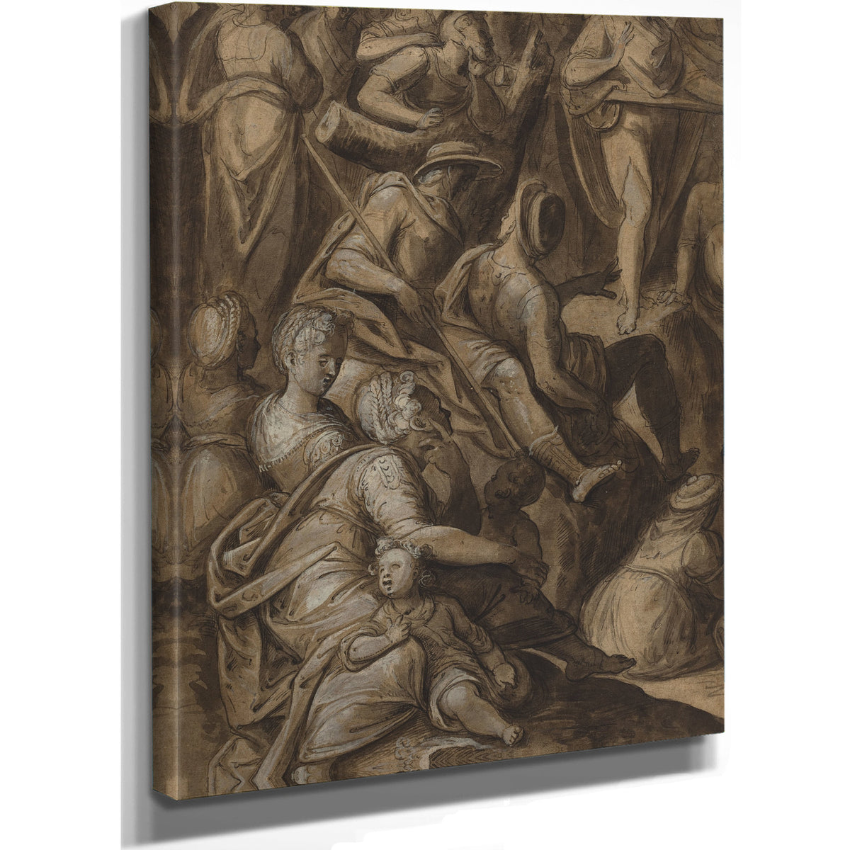 Saint John Preaching 2 By Anthonie van Blocklandt