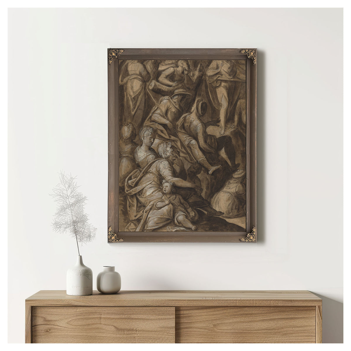 Saint John Preaching 2 By Anthonie van Blocklandt