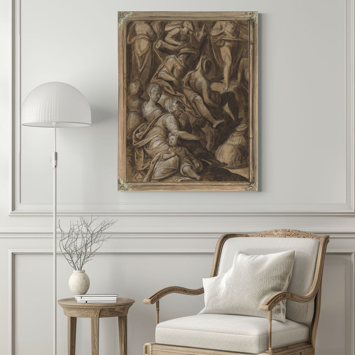 Saint John Preaching 2 By Anthonie van Blocklandt
