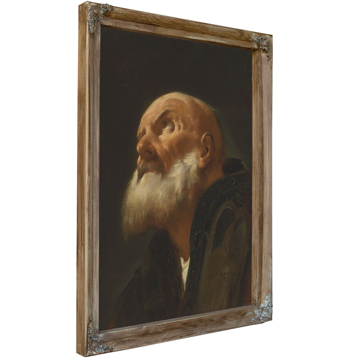 Head Of A Male Saint 2 By Giuseppe Angeli