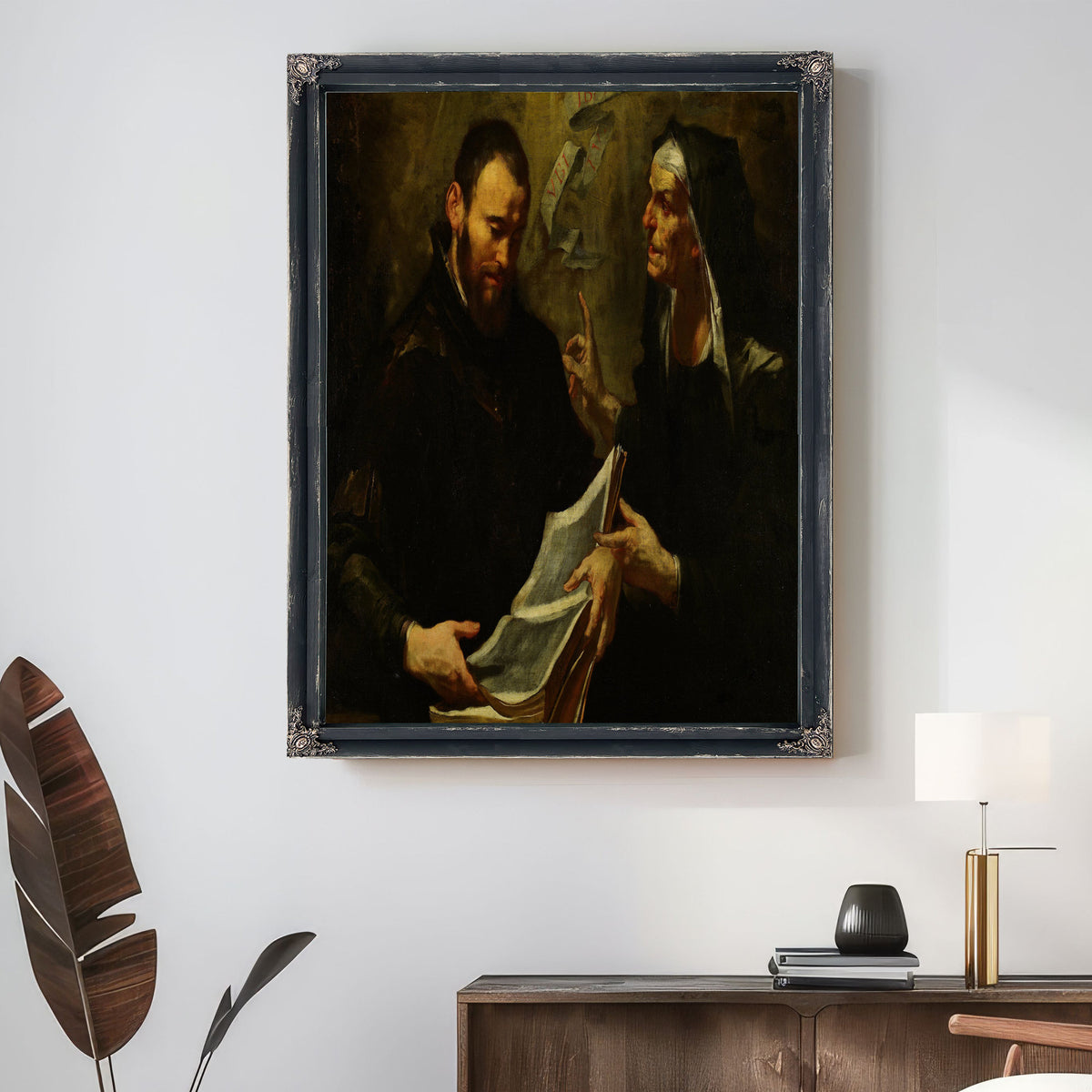 Saint Augustine And Saint Monica By Gioacchino Assereto