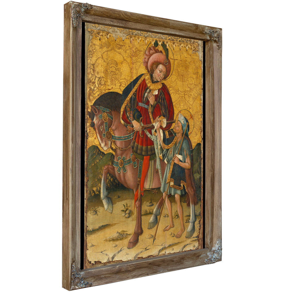 Saint Martin Sharing His Cloak By Blasco de Grañén