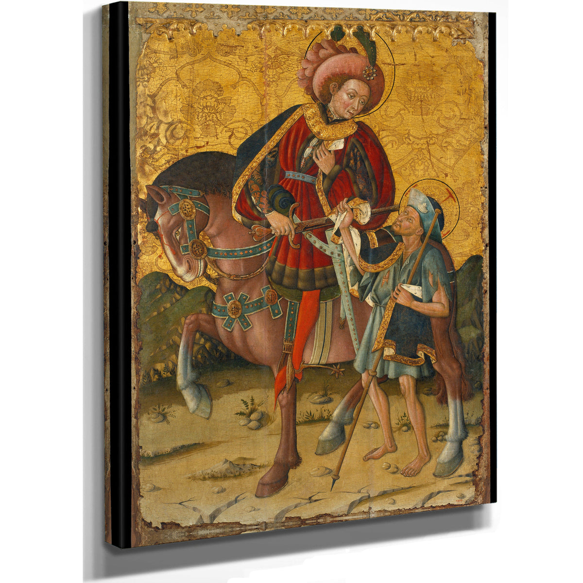 Saint Martin Sharing His Cloak By Blasco de Grañén