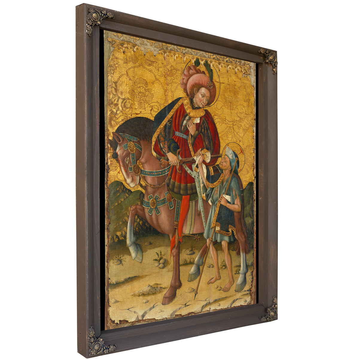 Saint Martin Sharing His Cloak By Blasco de Grañén