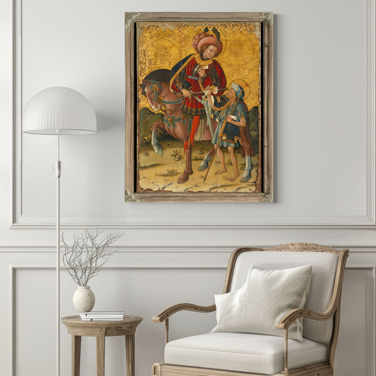 Saint Martin Sharing His Cloak By Blasco de Grañén