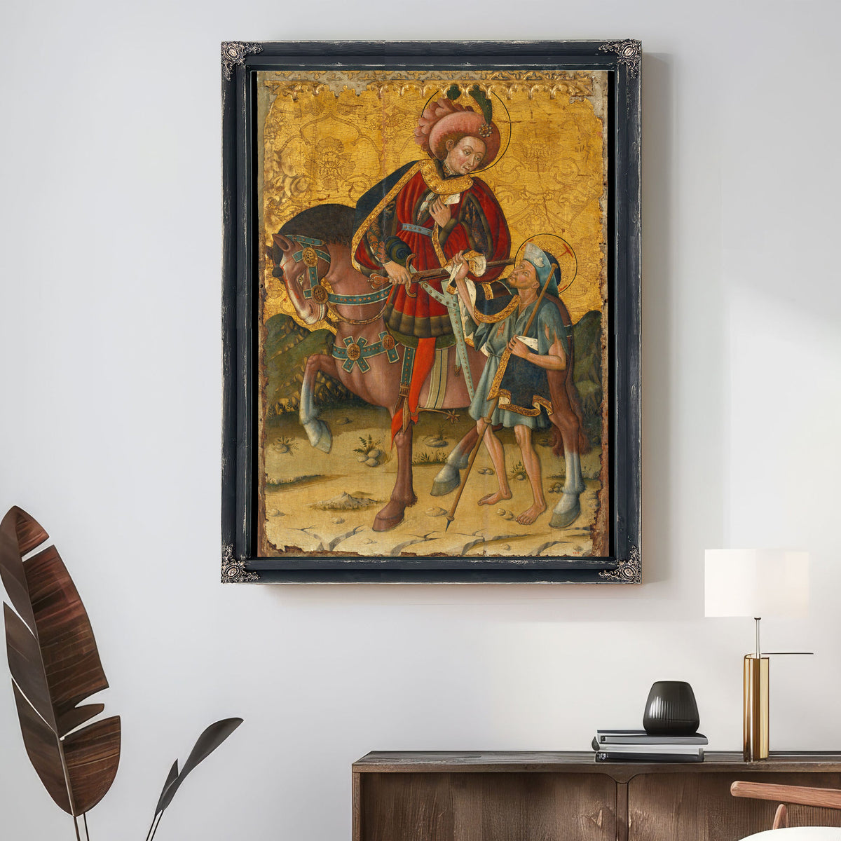 Saint Martin Sharing His Cloak By Blasco de Grañén