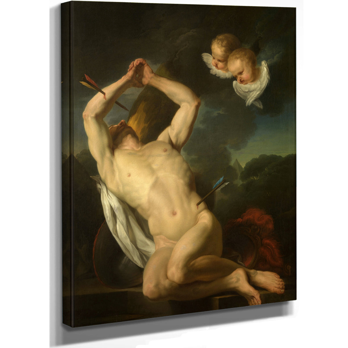 Saint Sebastian 30 By Augustin van den Berghe