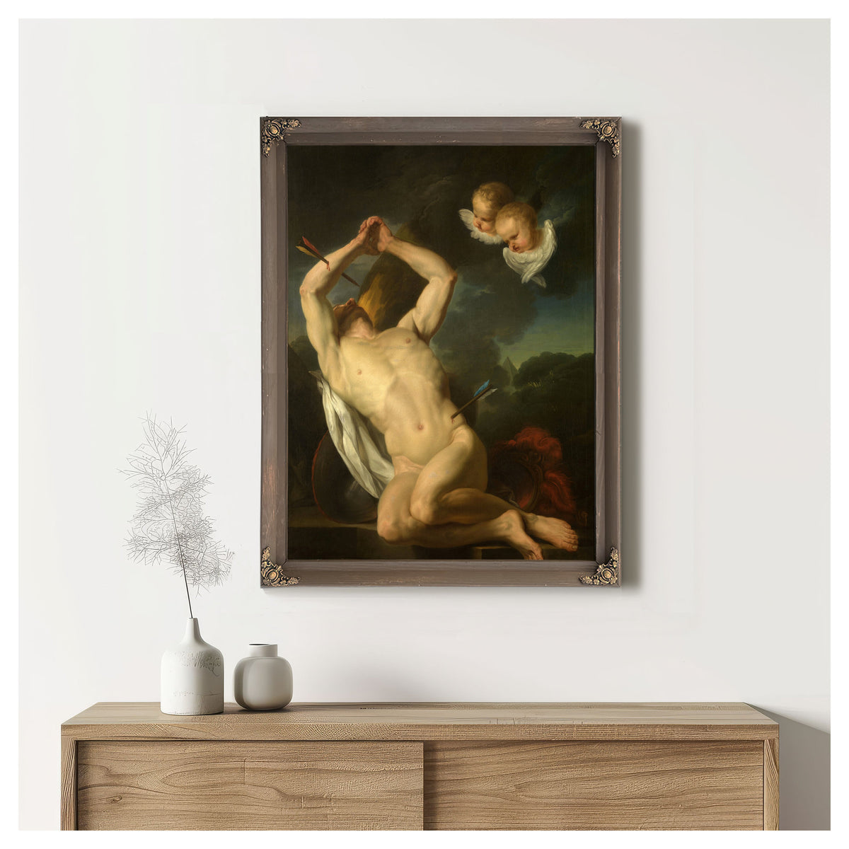 Saint Sebastian 30 By Augustin van den Berghe