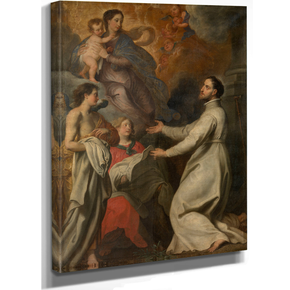 Saint Norbert Recieves The Garment Of His Order By Gerard Seghers
