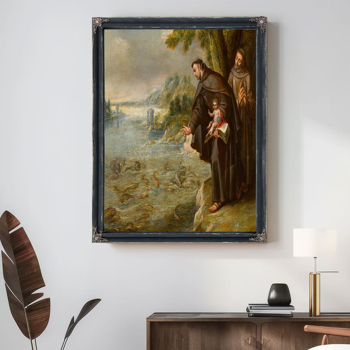 The Sermon Of Saint Anthony And The Fish By Circle of Francisco Rizzi
